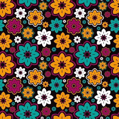 Sorunsuz floralr desen