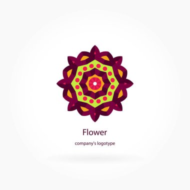 Vintage güzel dairesel logo