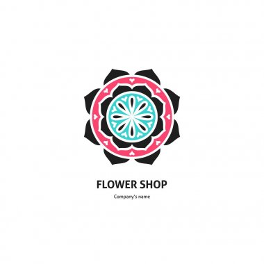 Vintage güzel dairesel logo