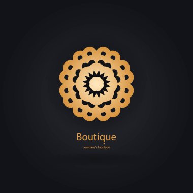  Bir çiçek şeklinde logo 