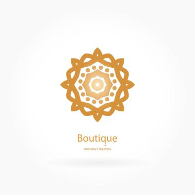  Bir çiçek şeklinde logo 