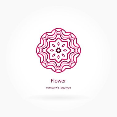 Vintage güzel dairesel logo