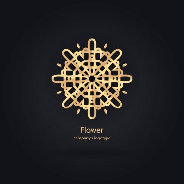  Bir çiçek şeklinde logo 