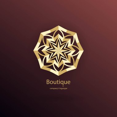  Bir çiçek şeklinde logo 