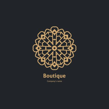  Bir çiçek şeklinde logo 