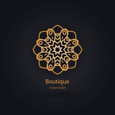  Bir çiçek şeklinde logo 