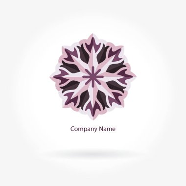 Vintage güzel dairesel logo