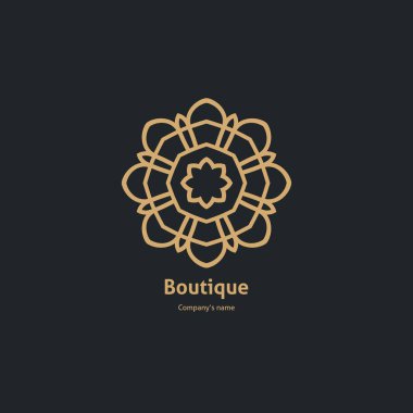  Bir çiçek şeklinde logo 