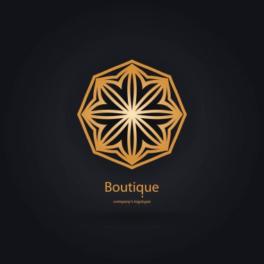  Bir çiçek şeklinde logo 