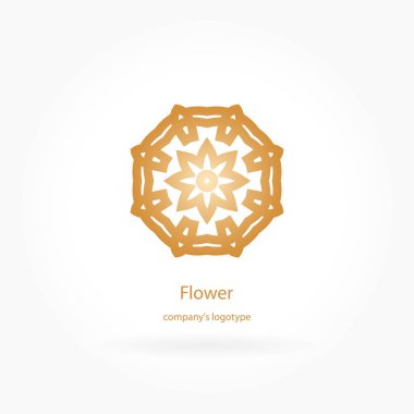  Bir çiçek şeklinde logo 