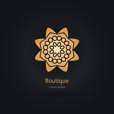  Bir çiçek şeklinde logo 