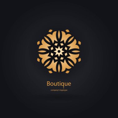  Bir çiçek şeklinde logo 