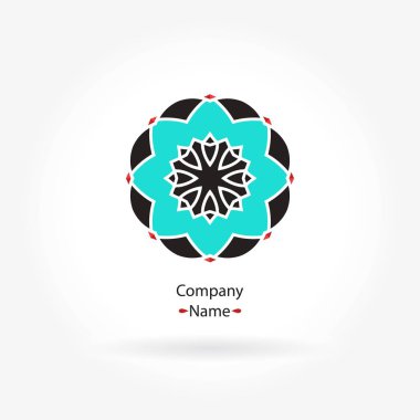 Vintage güzel dairesel logo