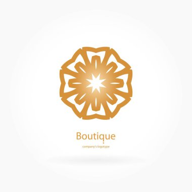  Bir çiçek şeklinde logo 