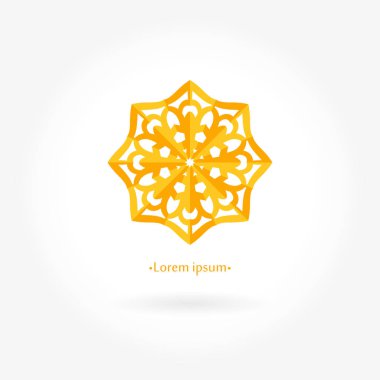  Bir çiçek şeklinde logo 