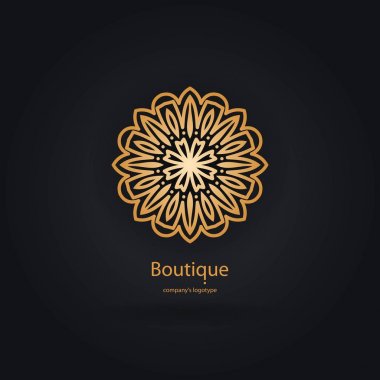  Bir çiçek şeklinde logo 