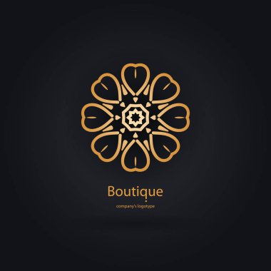  Bir çiçek şeklinde logo 