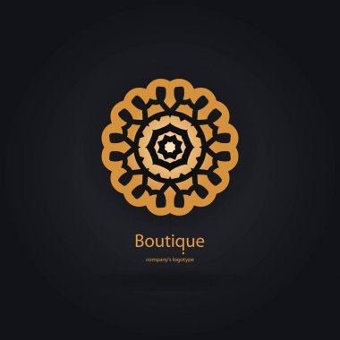  Bir çiçek şeklinde logo 