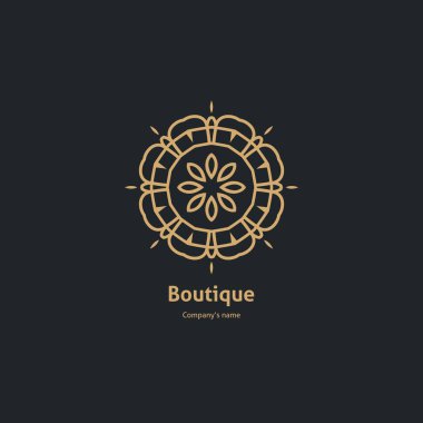  Bir çiçek şeklinde logo 