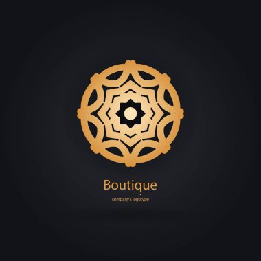  Bir çiçek şeklinde logo 