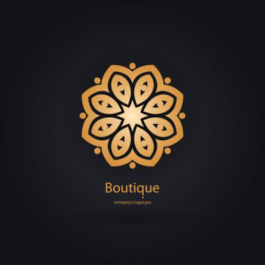  Bir çiçek şeklinde logo 