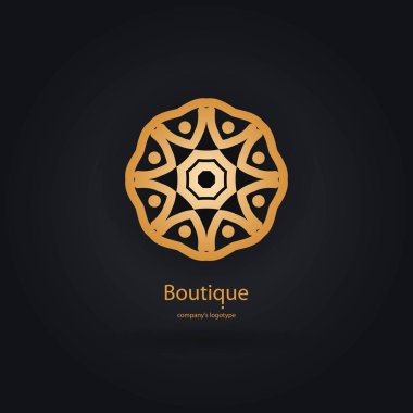  Bir çiçek şeklinde logo 