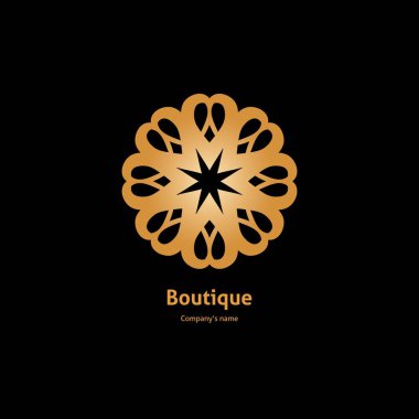  Bir çiçek şeklinde logo 