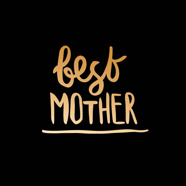 Schriftzug. Muttertag — Stockvektor