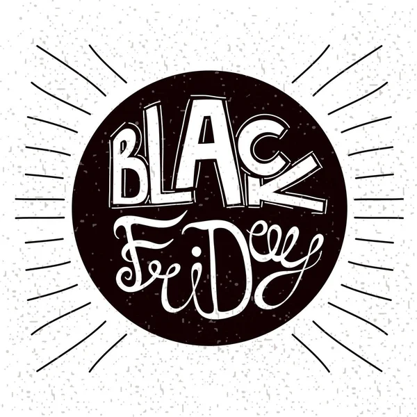 Black Friday Caligráfico Design — Vetor de Stock