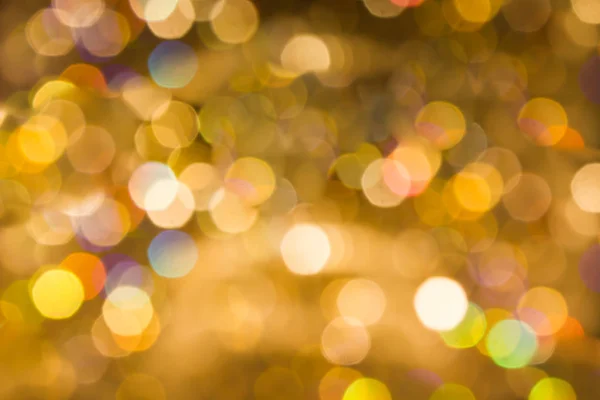 Yeni yıl tema için yoğun altın bokeh — Stok fotoğraf