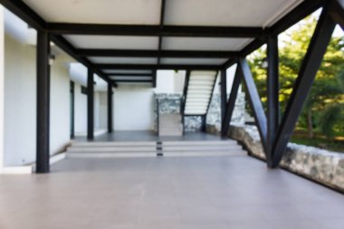 Arka plan boş hall bulanık veya ev iş bölgesi yürüyüş