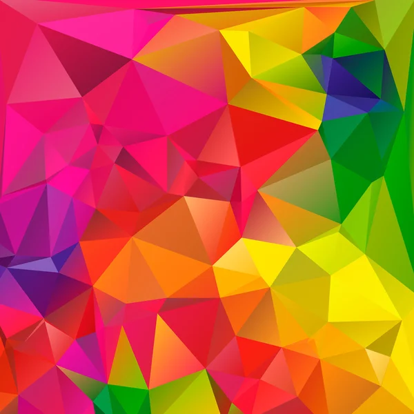 Colorido remolino arco iris fondo polígono. Colorido vector abstracto. Abstracto arco iris de color Triángulo de fondo geométrico, arco iris diseño remolino polígono. Arco iris Colorido remolino arco iris polígono — Vector de stock