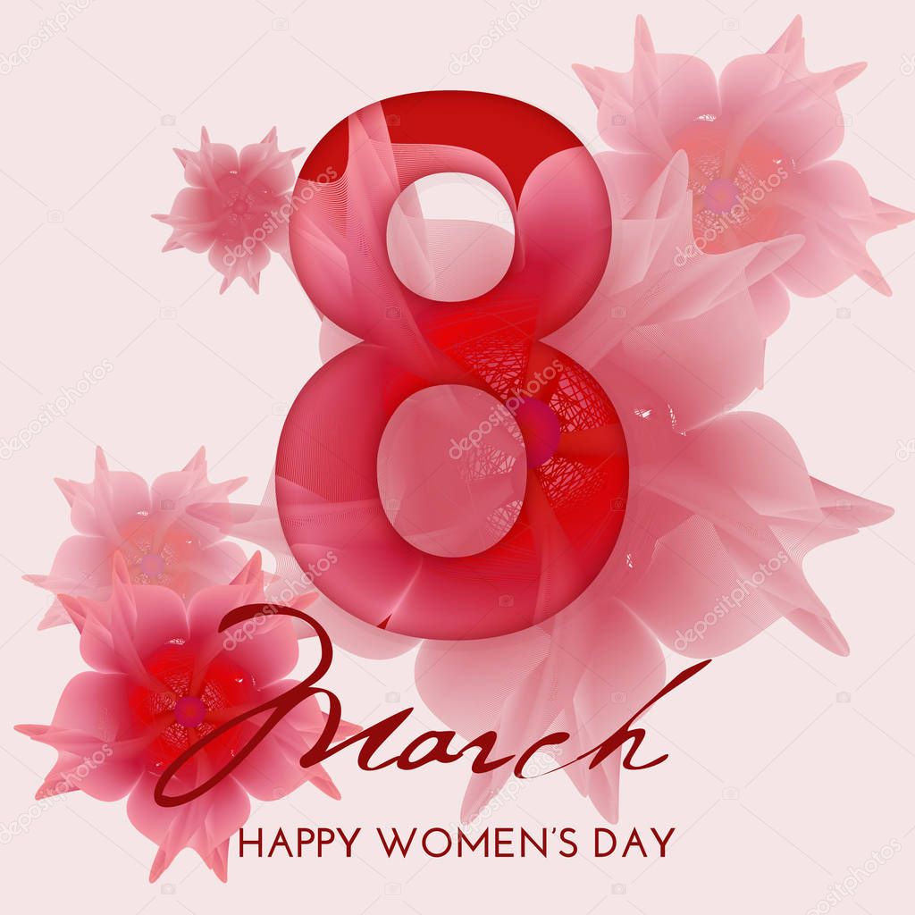 8 march international womens day background.