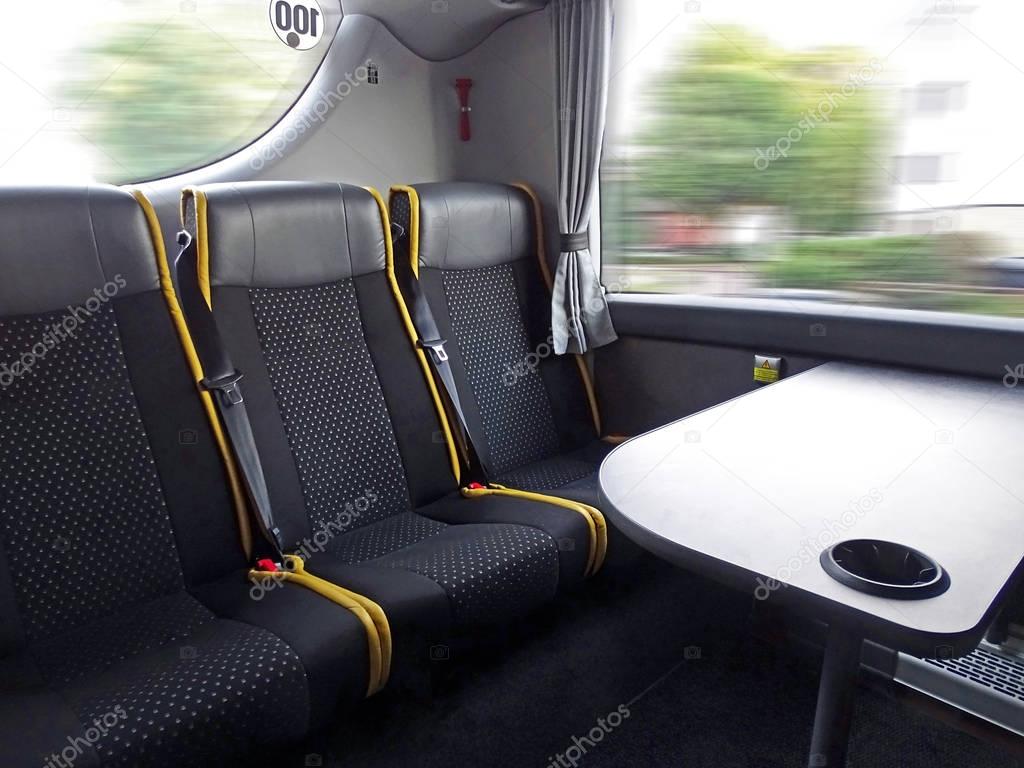 Interior of a coach 