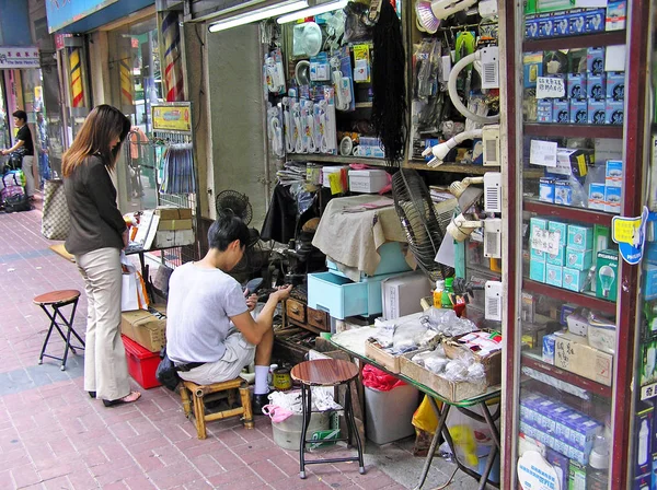 Winkeltje in Hong Kong — Stockfoto