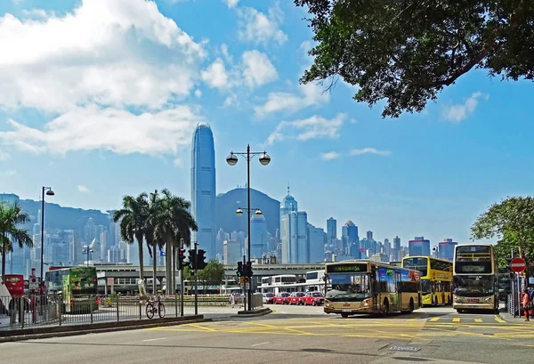 在香港尖沙咀梳士巴利道 — 图库照片