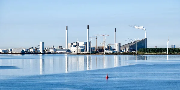 Hulladékégető Amager Lejtőn Amager Bakke Koppenhága Dánia — Stock Fotó