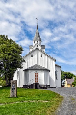 Norveç 'in Haugesund kentindeki Skare Kilisesi