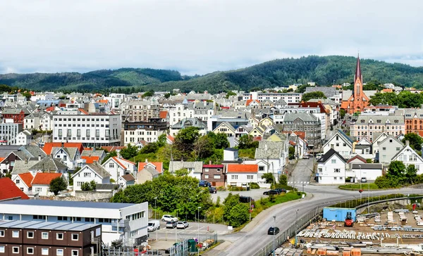 Paisaje Urbano Haugesund Noruega —  Fotos de Stock