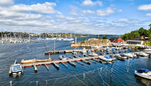 Port Austerhavna Kristiansand Norway — Stock Photo, Image