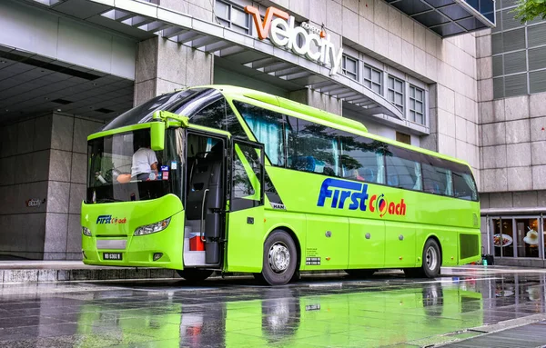 Novena Singapur Febrero 2017 Autobús Larga Distancia Firstcoach Está Listo — Foto de Stock