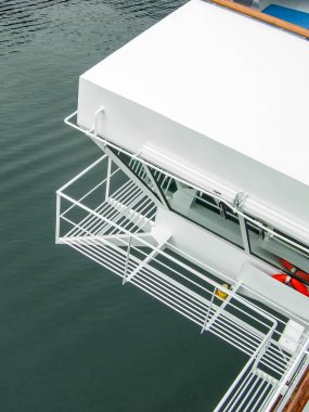 Geiranger, Norway - June 3, 2009: Bridge of the cruise ship Costa Magica of the shipping company Costa Crociere during the journey on the Geirangerfjord