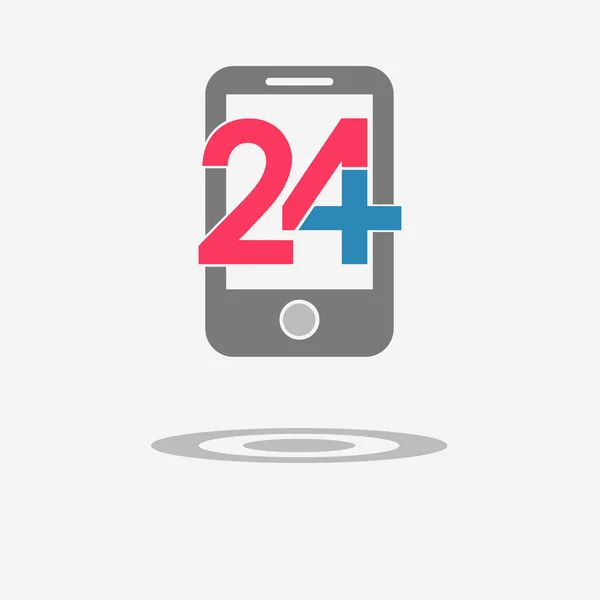 Yirmi dört mevcut tıbbi yardım simgesi. Akıllı telefon