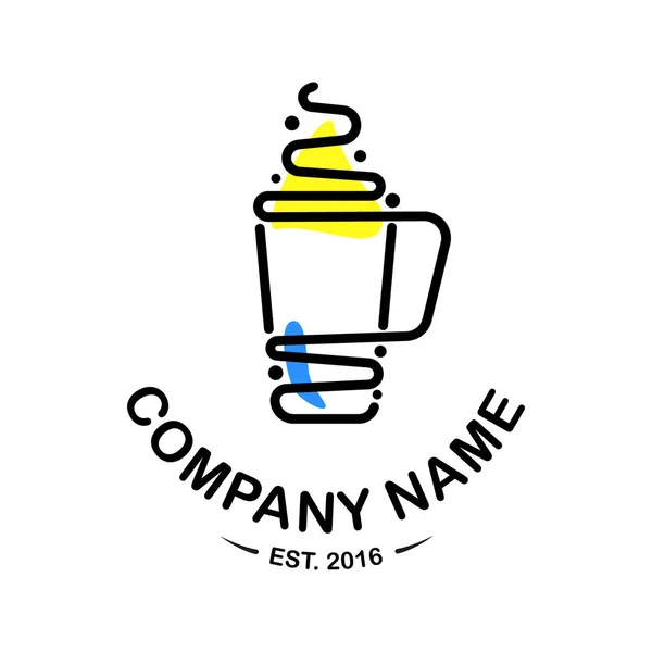 Kahve ya da çay salonu için logo