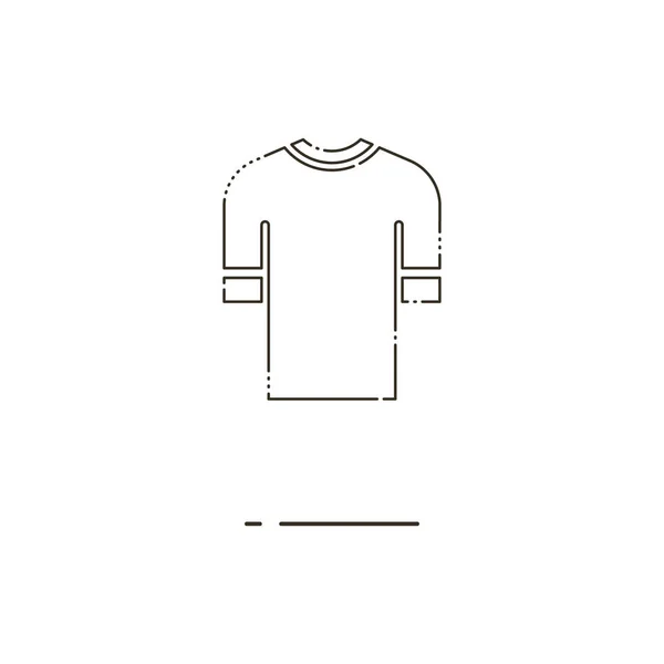 Sudadera de línea delgada icono. Mbe minimalismo estilo — Vector de stock