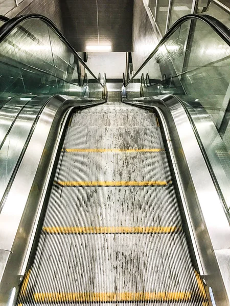 Escalator Staircase - Chatswood Train Station — Stock Photo, Image