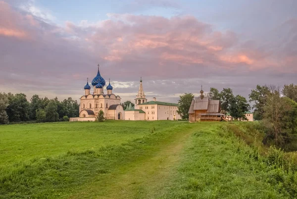 Noite em Suzdal Imagem De Stock