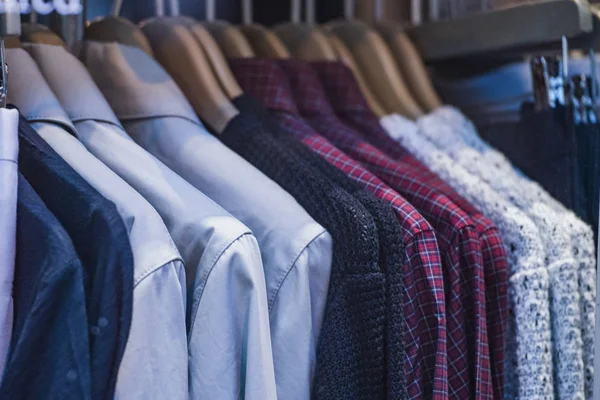 Shirts on hangers — Stock Photo, Image