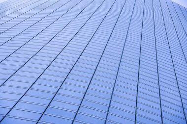 Ofis Binası mavi tonları - ayrıntı görünümü