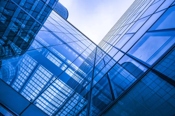 Edifício Vidro Empresarial Céu Azul — Fotografia de Stock